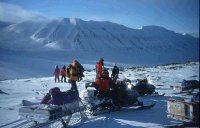 Halte au col du Ragnarbreen