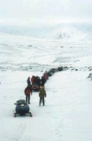 Recherche du passage au pied du Ragnarbreen