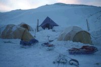 Le camp 2 le lendemain matin